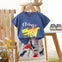 Silver Blue & Gray Thing Dino 2 Pc Set NS6056D